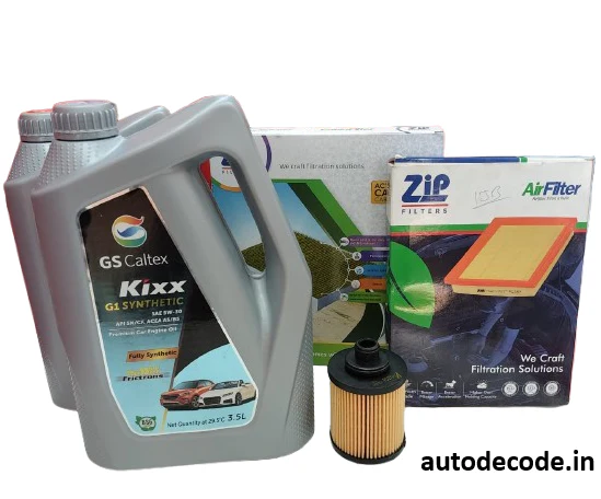Ford Endeavour Diesel Service Kit with 5W30 Fully Synthetic Oil (7L)