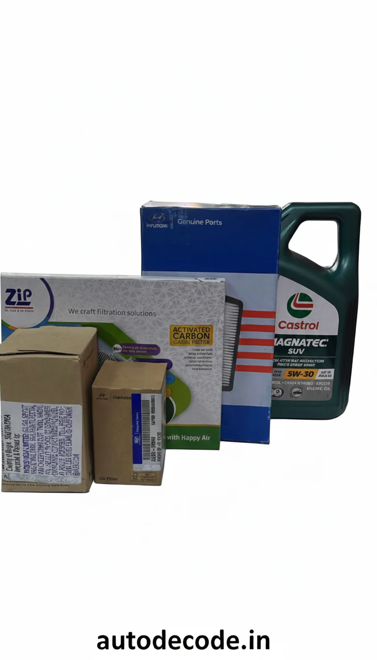 Hyundai i20 Elite Diesel Service Kit 5W30 Fully Synthetic Oil - Image 2